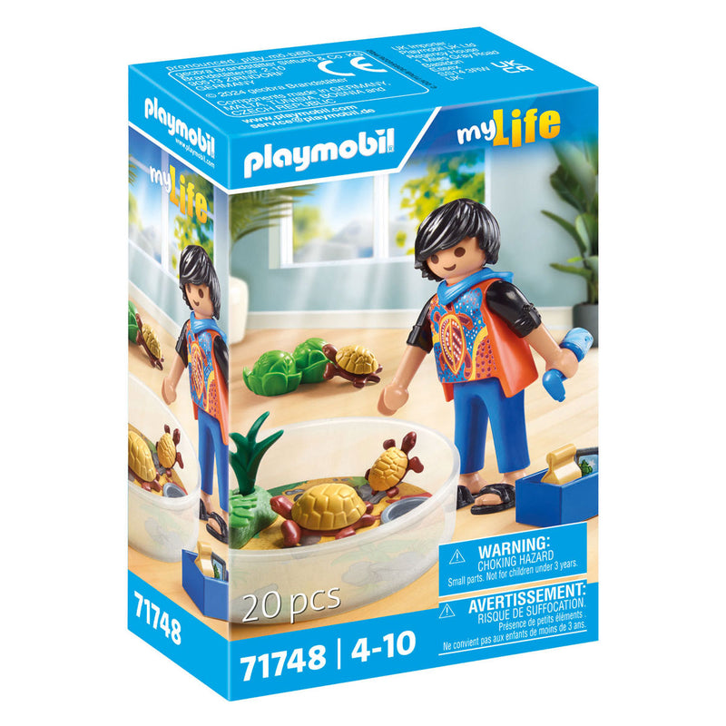 Load image into Gallery viewer, Playmobil my life schildpadden terrarium - 71748