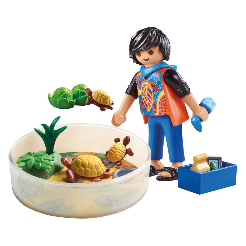 Load image into Gallery viewer, Playmobil my life schildpadden terrarium - 71748