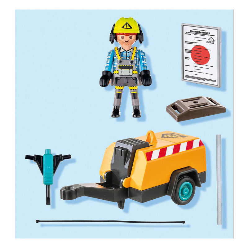 Load image into Gallery viewer, Playmobil action heroes bouwvakker - 71752