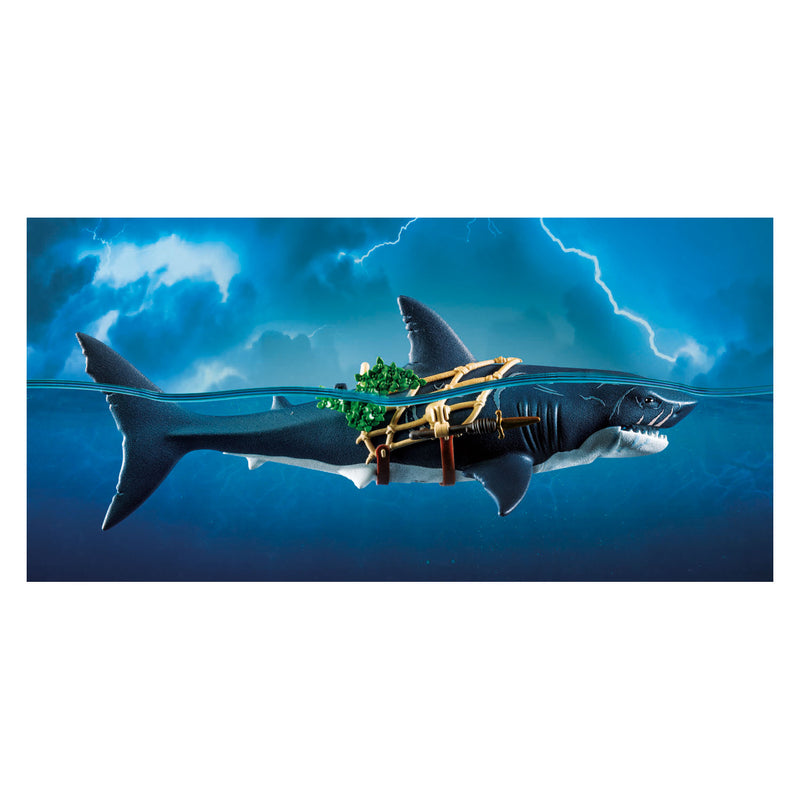 Load image into Gallery viewer, Playmobil pirates reuzenhaai met piraat - 71793