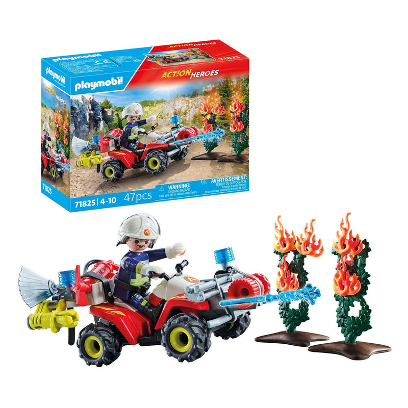 Load image into Gallery viewer, Playmobil action heroes brandweer quad - 71825