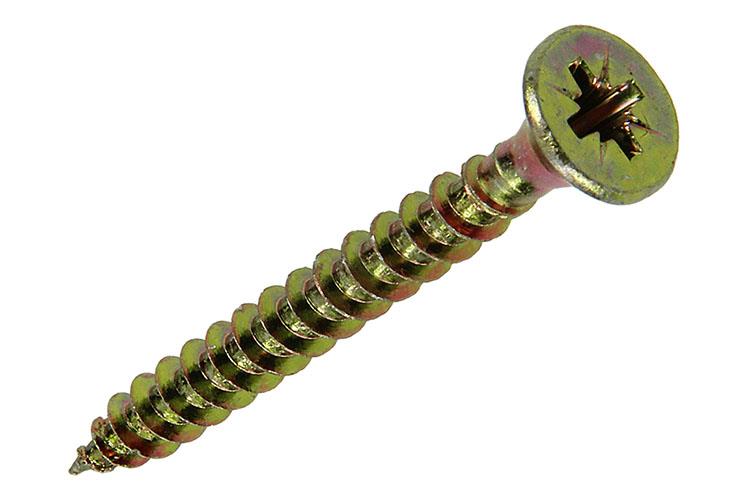Load image into Gallery viewer, Mack 1017987 - spaanplaatschroef vz kop geelverz. 27st 5,0 x 45 mm | 5 stuks