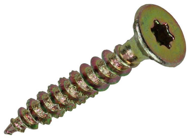 Load image into Gallery viewer, Mack 1018015 - spaanplschr.vzkop-zelfb. geelverz. 45 st 4,5 x 30 mm | 5 stuks