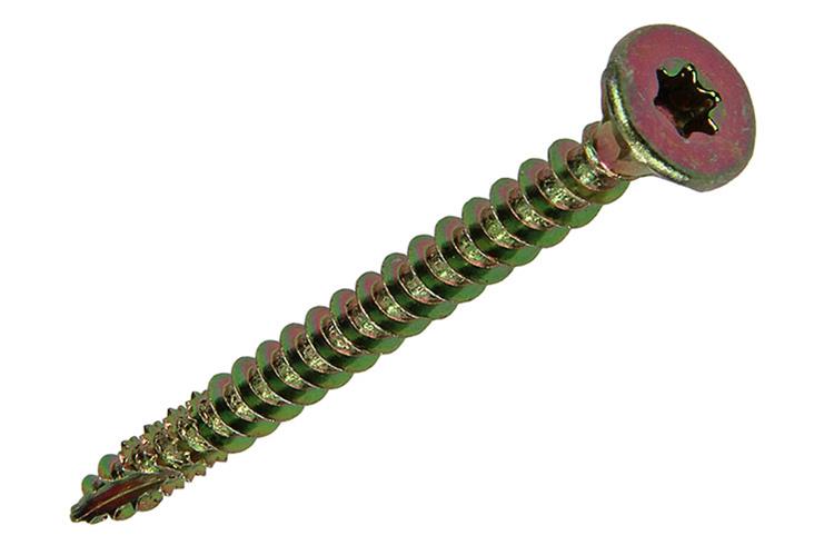 Load image into Gallery viewer, Mack 1018018 - spaanplschr.vzkop-zelfb. geelverz. 28 st 4,5 x 50 mm | 5 stuks