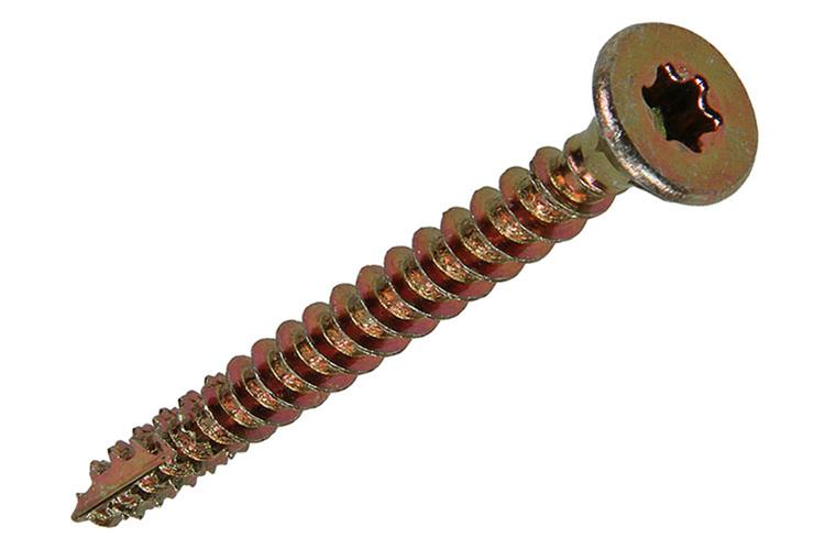 Load image into Gallery viewer, Mack 1018022 - spaanplschr.vzkop-zelfb. geelverz. 23 st 5,0 x 50 mm | 5 stuks