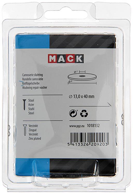 Load image into Gallery viewer, Mack 1018132 - carrosserie sluitring verzinkt20 st 13,0 x 40 mm | 5 stuks