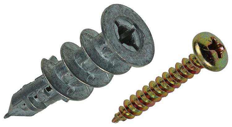 Load image into Gallery viewer, Mack 1018161 - boorplug vr gipskartplt + schr. zamac 15st 6 x 38 mm | 5 stuks