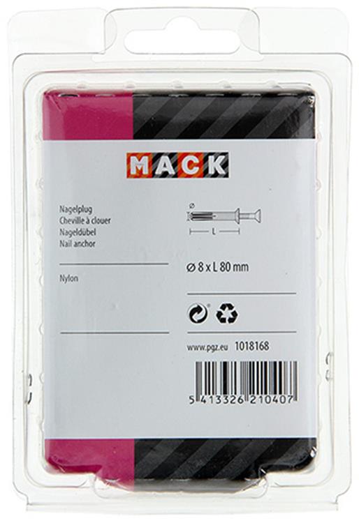 Load image into Gallery viewer, Mack 1018168 - nylon nagelplug polyamide 22 st 8 x 80 mm | 3 stuks