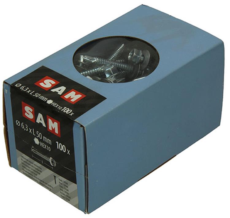 Load image into Gallery viewer, Mack 1020188 - zelfbor.schroef zeskt kop epdm-vz 100st 6,3 x 50 mm | 2 stuks