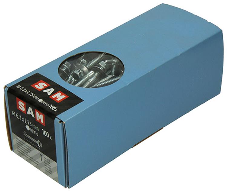 Load image into Gallery viewer, Mack 1020189 - zelfbor.schroef zeskt kop epdm-vz 100st 6,3 x 75 mm | 1 stuks