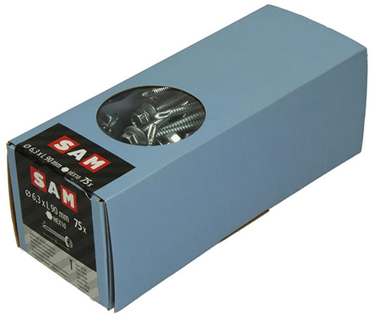 Load image into Gallery viewer, Mack 1020190 - zelfbor.schroef zeskt kop epdm-vz 75st 6,3 x 90 mm | 1 stuks