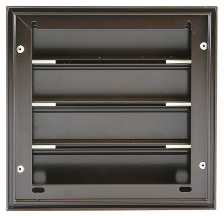 Load image into Gallery viewer, Renson 1006252 - dampkaprooster opbouw 433 alu ral 8019 173x173mm | 2 stuks