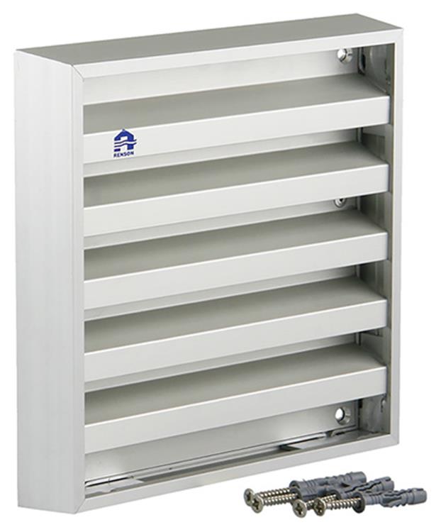 Load image into Gallery viewer, Renson 1006232 - muurrooster opbouw 431 alu f1 165x165mm | 2 stuks