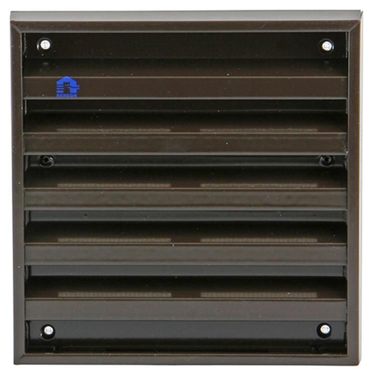 Load image into Gallery viewer, Renson 1006234 - muurrooster opbouw 431 alu ral8019 165x165mm | 2 stuks