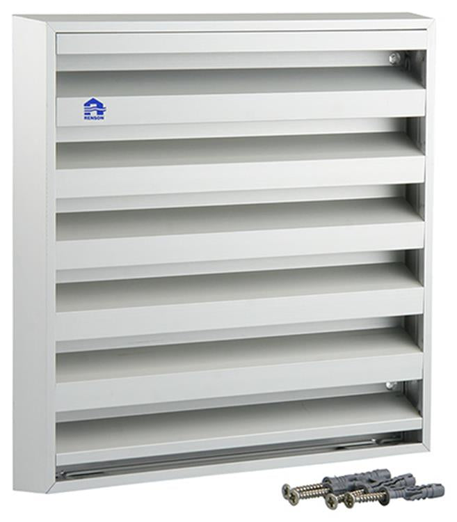 Load image into Gallery viewer, Renson 1006235 - muurrooster opbouw 431 alu f1 225x225mm | 2 stuks
