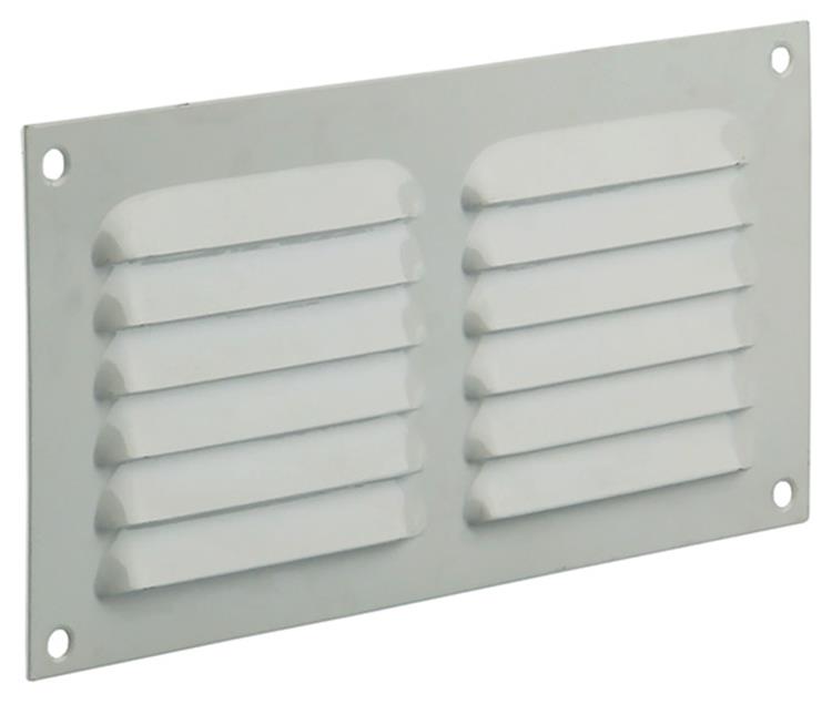 Load image into Gallery viewer, Renson 1015066 - schoepenrooster plat alu wit 200x100mm | 10 stuks