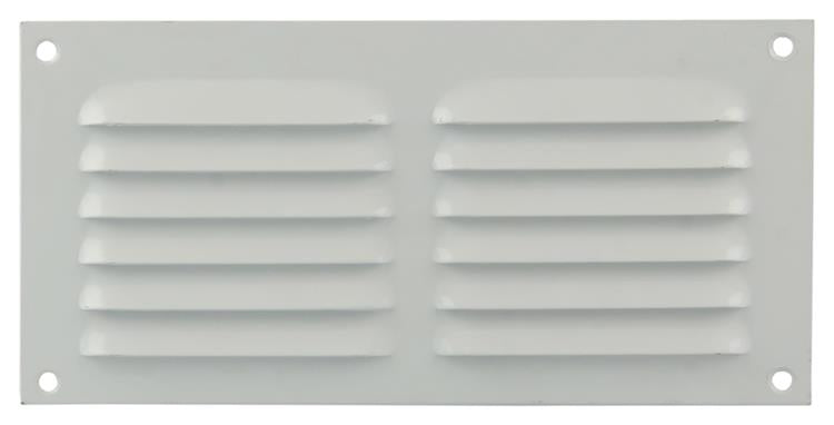 Load image into Gallery viewer, Renson 1015066 - schoepenrooster plat alu wit 200x100mm | 10 stuks