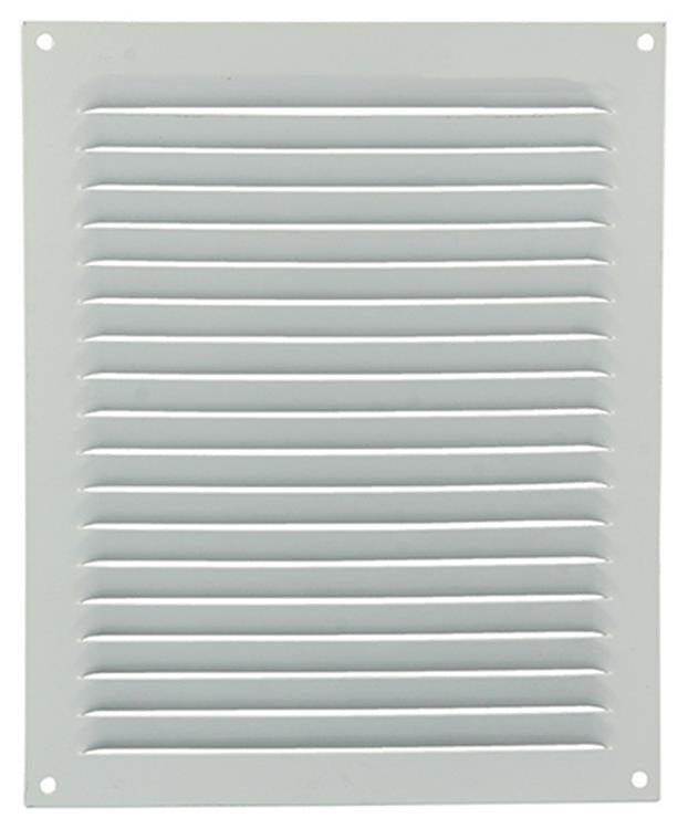 Load image into Gallery viewer, Renson 1015072 - schoepenrooster plat alu wit 200x250mm | 10 stuks