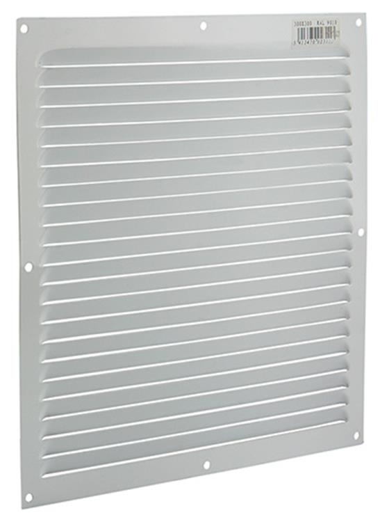Load image into Gallery viewer, Renson 1015075 - schoepenrooster plat alu wit 300x300mm | 10 stuks