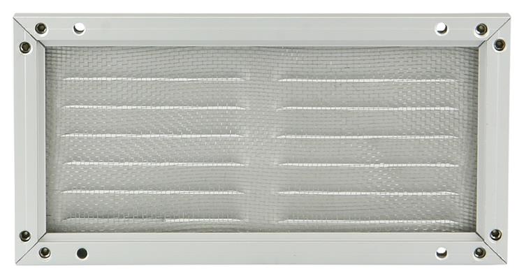 Load image into Gallery viewer, Renson 1006344 - schoepenrooster + kader + mug.opbouw 437 f1 200x100mm | 2 stuks