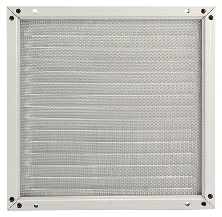 Load image into Gallery viewer, Renson 1006348 - schoepenrooster + kader + mug.opbouw 437 ral9010 200x200mm | 2 stuks