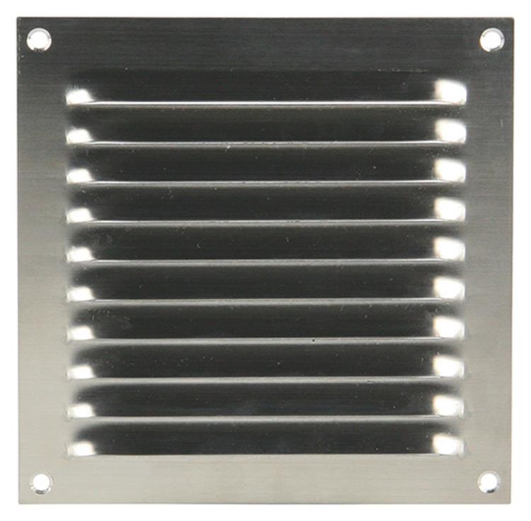 Load image into Gallery viewer, Renson 1006356 - schoepenrooster vlak 438 inox 150x150mm | 5 stuks