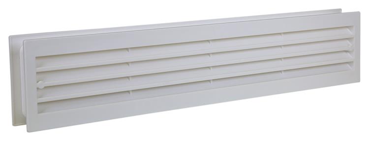 Load image into Gallery viewer, Renson 1006739 - deurrooster pvc 761 wit 450x90mm | 1 stuks