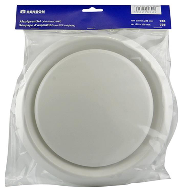 Load image into Gallery viewer, Renson 1006382 - afzuigventiel inbouw 736 dia pvc ø200 | 2 stuks