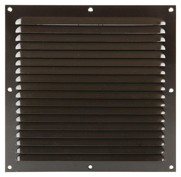 Load image into Gallery viewer, Renson 1006310 - schoepenrooster vlak alu ral 8019 250x250mm | 10 stuks