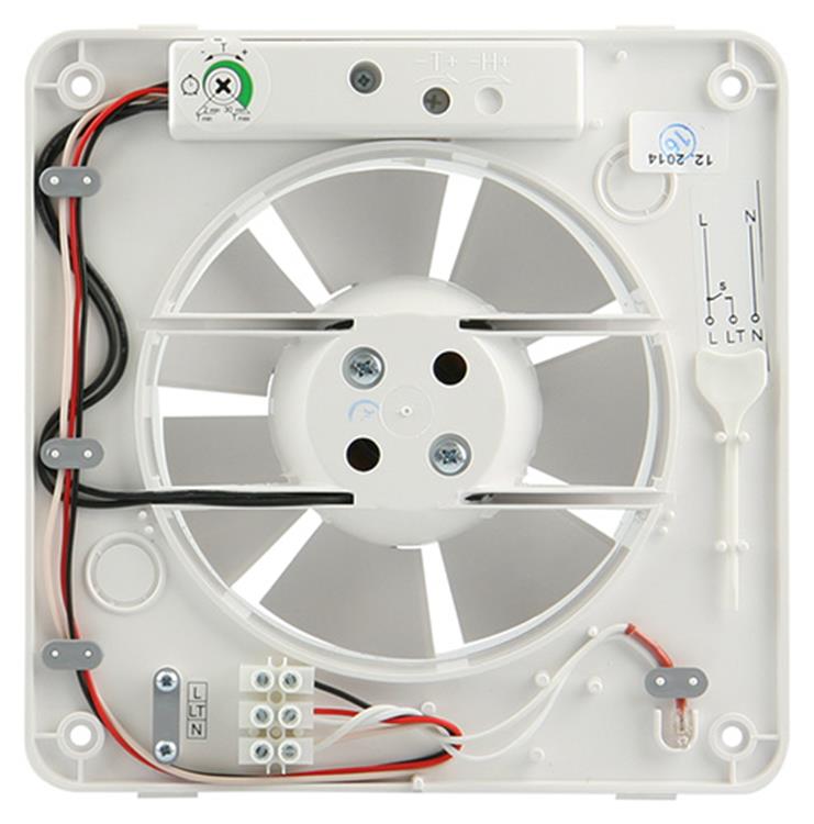 Afbeelding laden in galerijviewer, Renson 1006446 - mechanische ventilator met timer 7202t wit ø 125 | 2 stuks