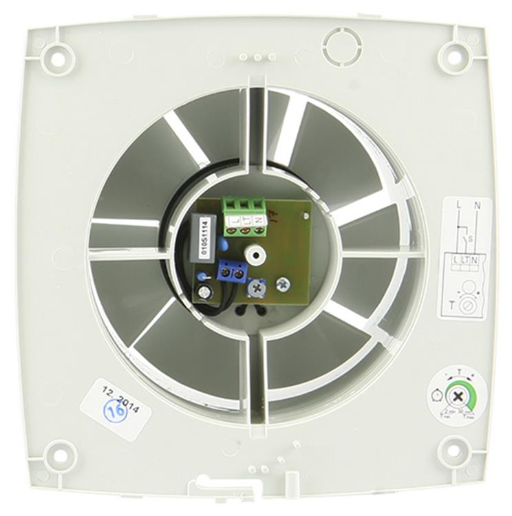Afbeelding laden in galerijviewer, Renson 1006448 - mechanische ventilator met timer 7211t grijs ø 100 | 1 stuks