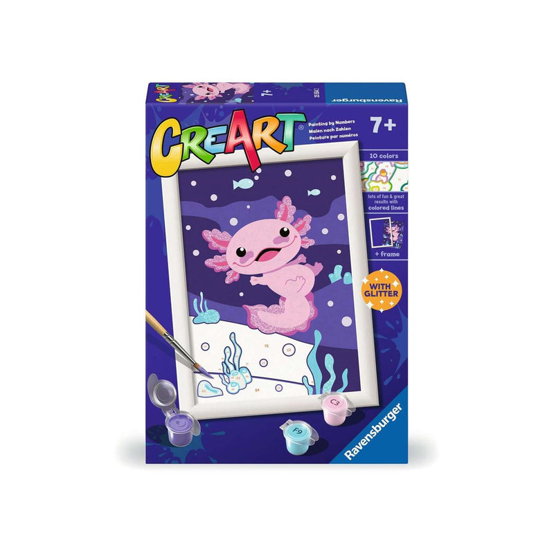 Load image into Gallery viewer, Ravensburger creart schilderen op nummer - axolotl