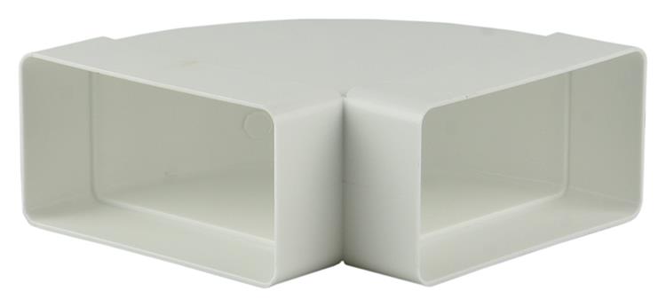 Load image into Gallery viewer, Renson 1006405 - pvc hoekverbinding hor.90° 7016 wit 110x55mm | 3 stuks