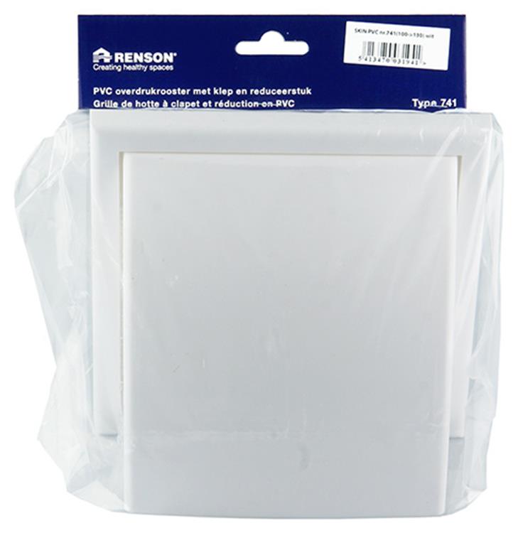 Load image into Gallery viewer, Renson 1006383 - dampkaprooster 1 klep 741 dia pvc ral 9010 ø100-130 | 2 stuks