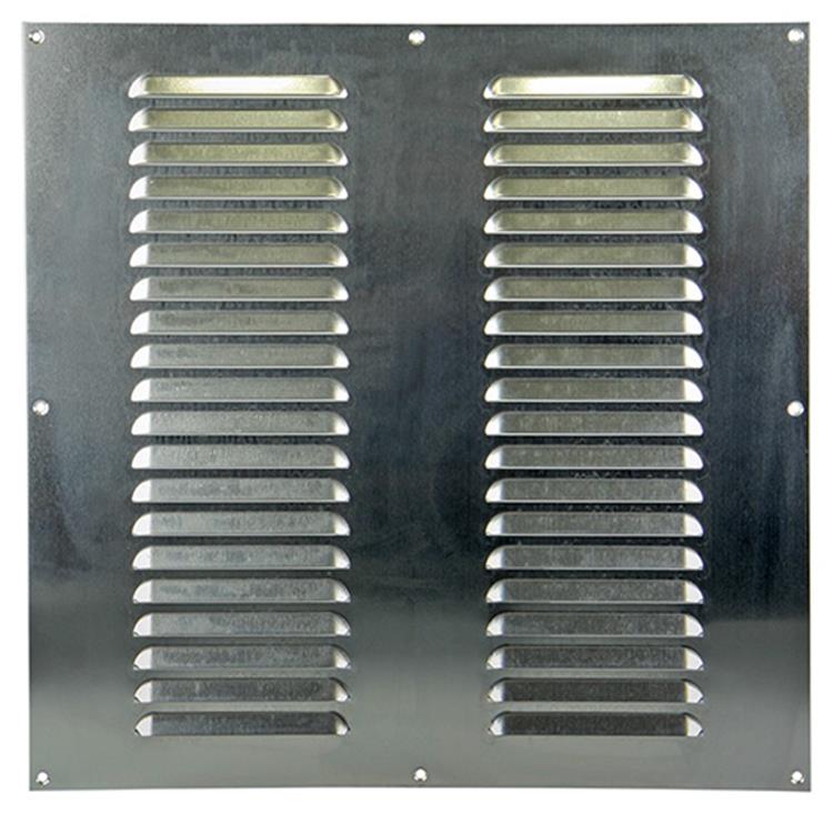 Load image into Gallery viewer, Renson 1006318 - schoepenrooster vlak alu f1 400x400mm | 5 stuks