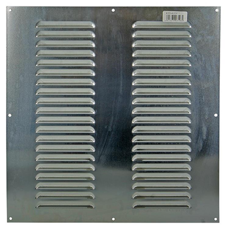 Load image into Gallery viewer, Renson 1006318 - schoepenrooster vlak alu f1 400x400mm | 5 stuks
