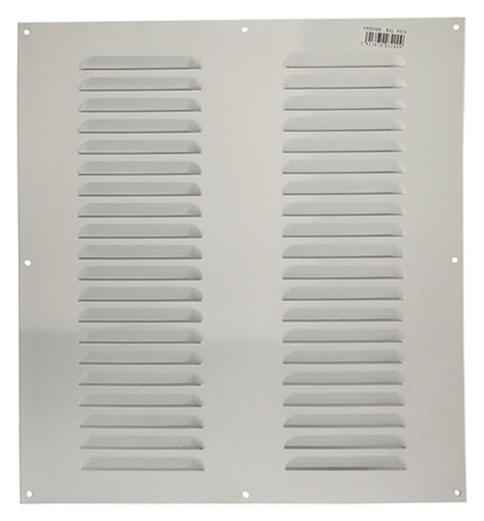 Load image into Gallery viewer, Renson 1006319 - schoepenrooster vlak alu ral 9010 400x400mm | 5 stuks