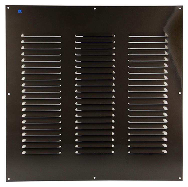 Load image into Gallery viewer, Renson 1006323 - schoepenrooster vlak alu ral 8019 500x500mm | 5 stuks