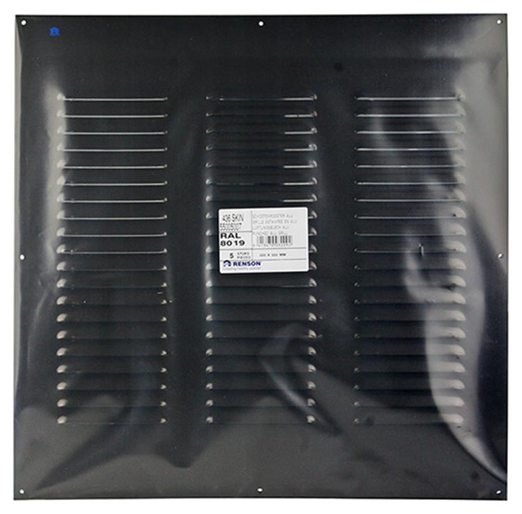 Load image into Gallery viewer, Renson 1006323 - schoepenrooster vlak alu ral 8019 500x500mm | 5 stuks