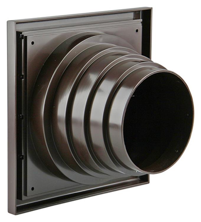 Load image into Gallery viewer, Renson 1006386 - dampkaprooster 4 klep 742 dia pvc ral 8019 ø100-130 | 2 stuks