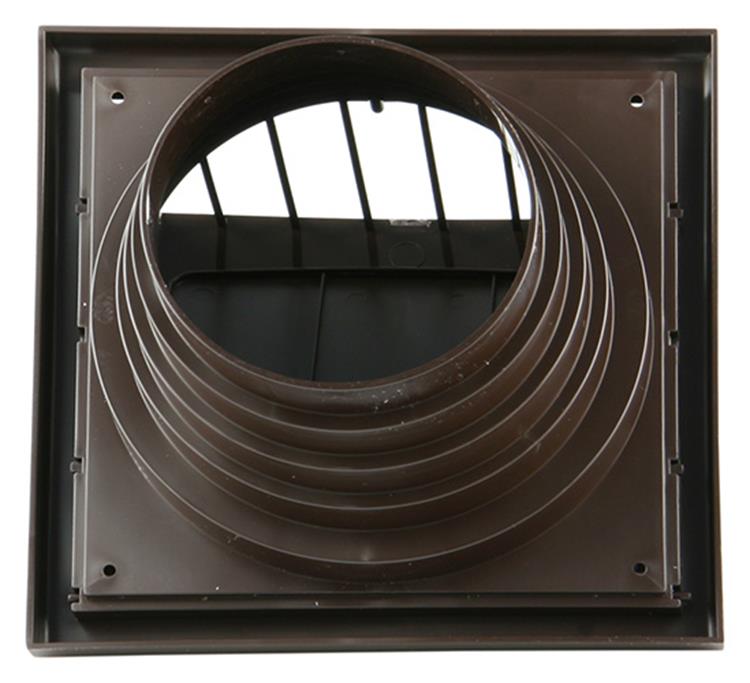 Load image into Gallery viewer, Renson 1006384 - dampkaprooster 1 klep 741 dia pvc ral 8019 ø100-130 | 2 stuks