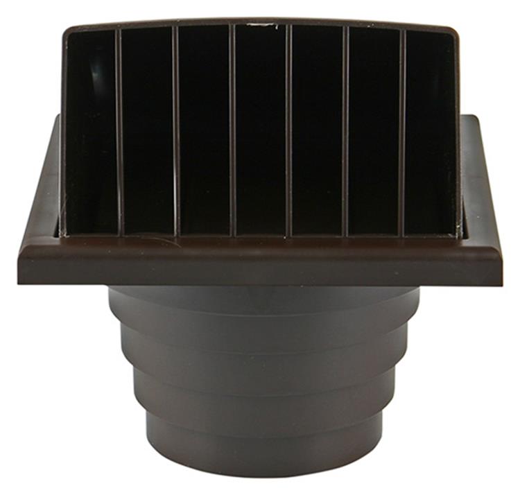 Load image into Gallery viewer, Renson 1006384 - dampkaprooster 1 klep 741 dia pvc ral 8019 ø100-130 | 2 stuks