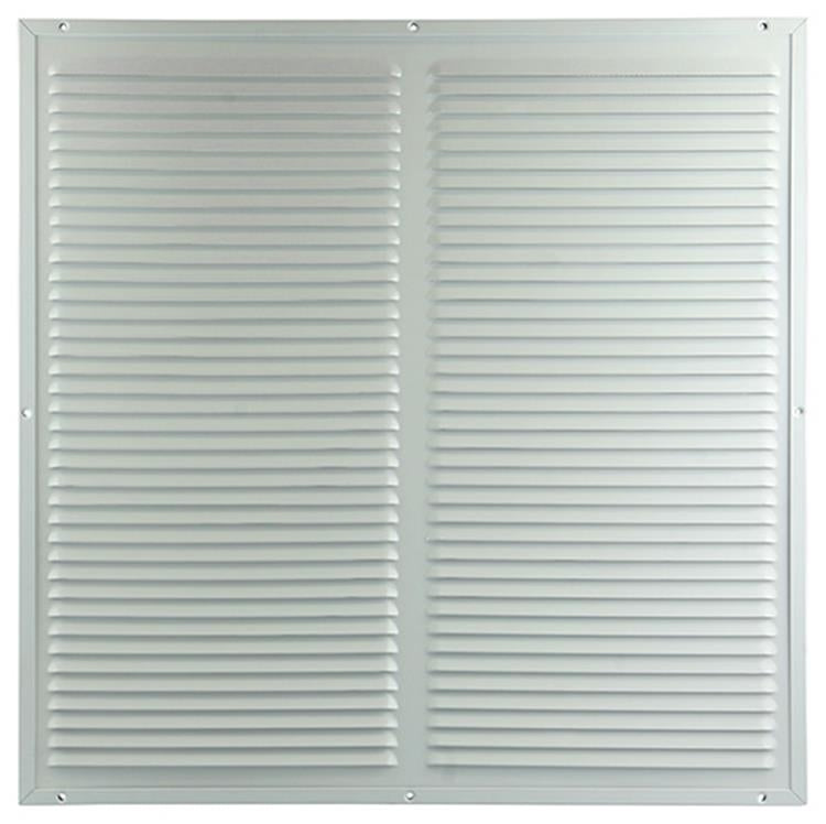 Load image into Gallery viewer, Renson 1006339 - schoepenrooster + kader + mug.opbouw 437 ral9010 500x500mm | 2 stuks