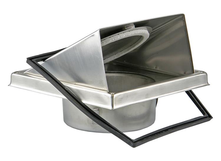 Load image into Gallery viewer, Renson 1006334 - dampkaprooster inbouw 641 inox ø 150 | 2 stuks
