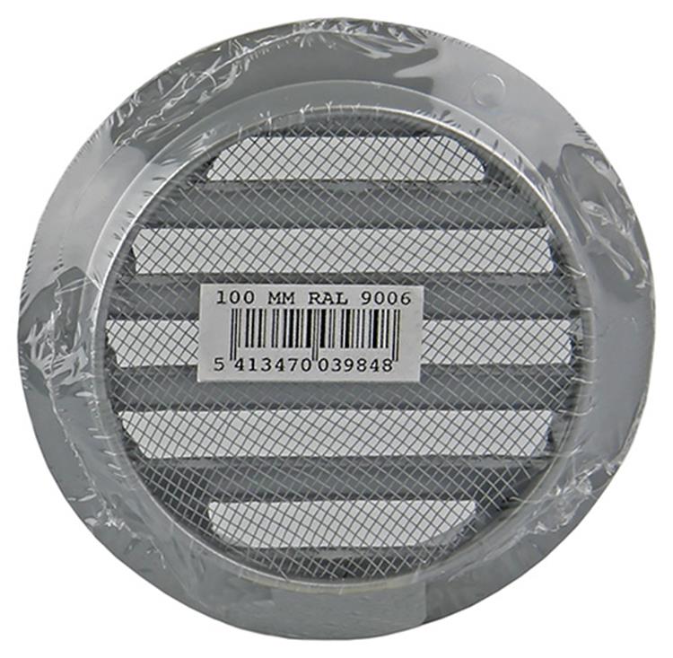 Load image into Gallery viewer, Renson 1006258 - ronde rooster inbouw 434 r alural 9006 ø 100 | 10 stuks