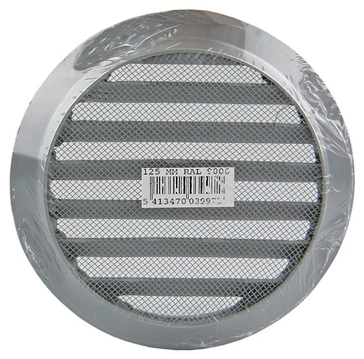 Load image into Gallery viewer, Renson 1006261 - ronde rooster inbouw 434 r alural 9006 ø 125 | 10 stuks