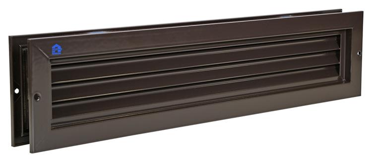 Load image into Gallery viewer, Renson 1006608 - deurrooster. 461 ral 8019 425x76mm | 2 stuks