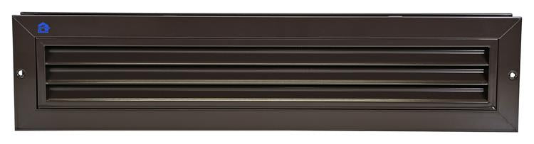Load image into Gallery viewer, Renson 1006608 - deurrooster. 461 ral 8019 425x76mm | 2 stuks