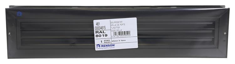 Load image into Gallery viewer, Renson 1006608 - deurrooster. 461 ral 8019 425x76mm | 2 stuks