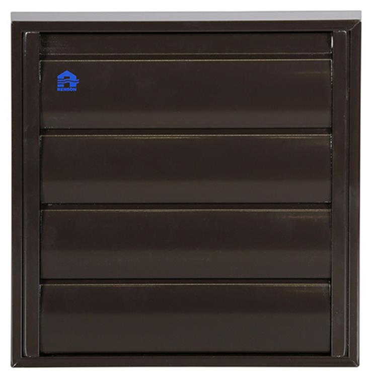 Load image into Gallery viewer, Renson 1013923 - lamellenrooster alu bruin 433 173x173mm | 2 stuks